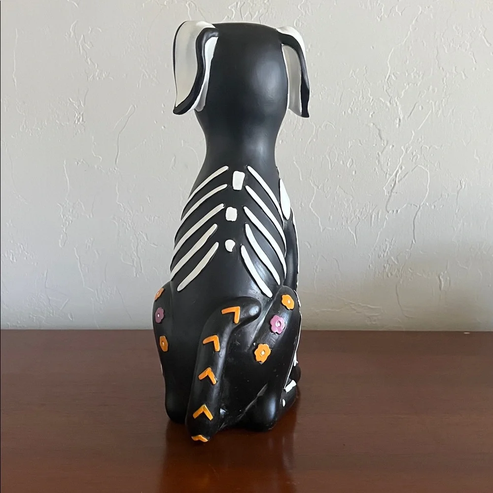 🎃Day of the Dead Fia De Los Muertos Colorful Skeleton Dog Figurine Halloween🎃 - Picture 5 of 11
